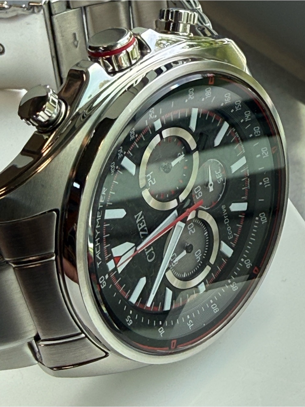 Citizen Eco-Drive Chronograph Black Dial Men’s Watch - Picture 9 of 10